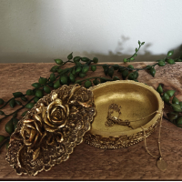 opbergdoosje met rozen