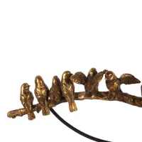 ornament vogels 30 cm - goud