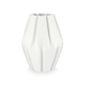 Vase Porcelain 3D Print Stripes 20 x 27,5 cm