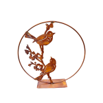 staande cirkel met vogels van ecoroest