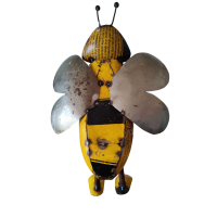 bij gemaakt van gerecycled blik