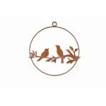 cirkel met 2 vogels om op te hangen