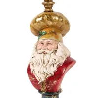 kandelaar kerstman 25 cm
