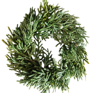 kunst coniferen kransje, 15 cm