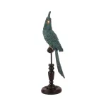 papegaai op stok 35 cm, blauw