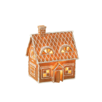 peperkoekhuis met LED-verlichting 