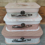 set van 3 kinderkoffertjes