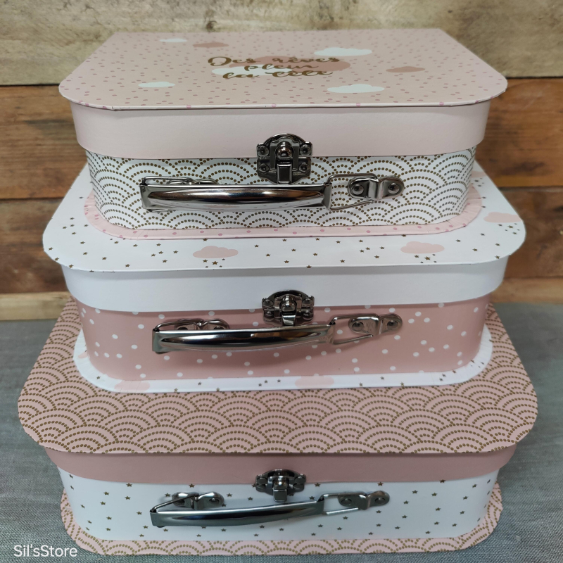 set van 3 kinderkoffertjes