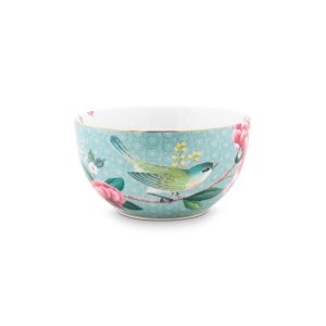 blushing birds blue kom