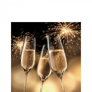 servetten, celebration gold