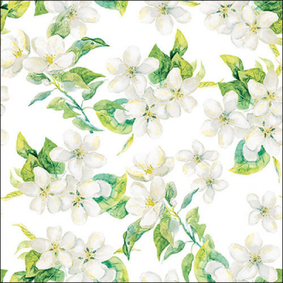 cherry blossom grey lunch servetten