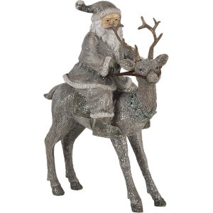 kerstman op hert kerstman op hert