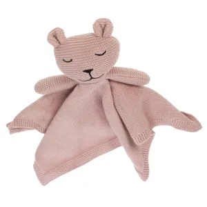 knuffeldoekje beertje, zacht roze knuffeldoekje beertje, zacht roze