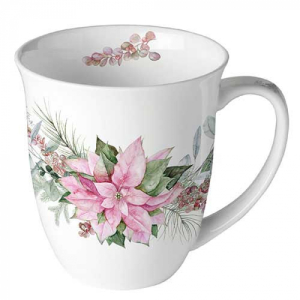 pink pointsetta mok