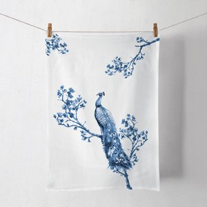 royal peacock keukendoek