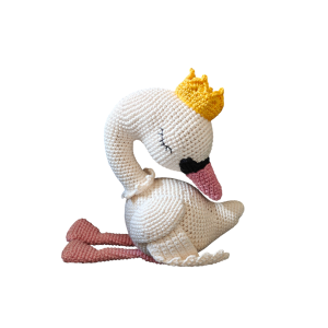 Victoria de zwaan gehaakt