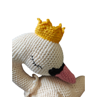 Victoria de zwaan gehaakt