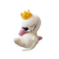 Victoria de zwaan gehaakt